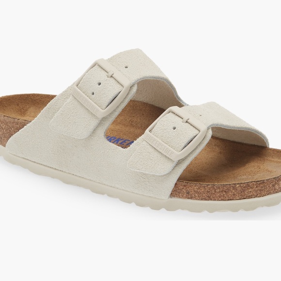 Birkenstock Shoes - Birkenstock Arizona Soft Footbed Slide Sandals Size 39